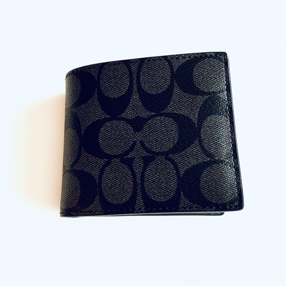 NEW COACH F74993 Compact ID Leather Wallet - Picture 2 of 8